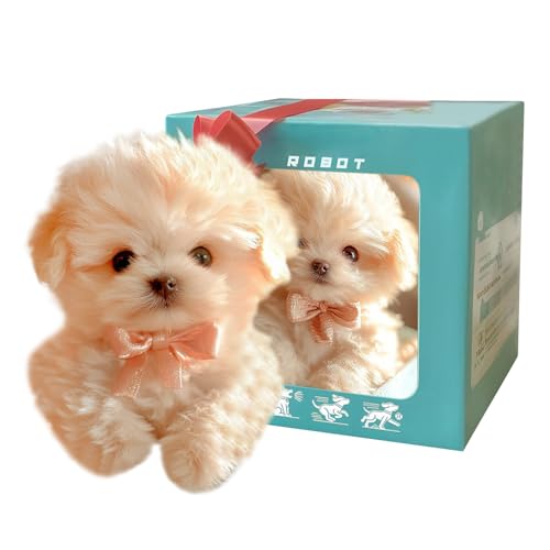 Gvblkq Robot Dog, Plush Robot Puppy, 130g Electronic Interactive Toy, Realistic Barking, Walking Running Fun, Smart Voice and Motion Response, for Kids and Pet Lovers, 6.69x5.91x3.94 inches Gvblkq Robot Dog, Plush Robot Puppy, 130g Electronic Interactive Toy, Realistic Barking, Walking Running Fun, Smart Voice and Motion Response, for Kids and Pet Lovers, 6.69x5.91x3.94 inches von Gvblkq