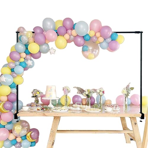 Gvblkq Tischbogenständer, verstellbarer Metallbogenrahmen, wiederverwendbarer Ballonbogenständer, Hochzeitsbogenrahmen, Geburtstagsbogendekoration, Weihnachtstischbogenständer, Gvblkq Tischbogenständer, verstellbarer Metallbogenrahmen, wiederverwendbarer Ballonbogenständer, Hochzeitsbogenrahmen, Geburtstagsbogendekoration, Weihnachtstischbogenständer, von Gvblkq