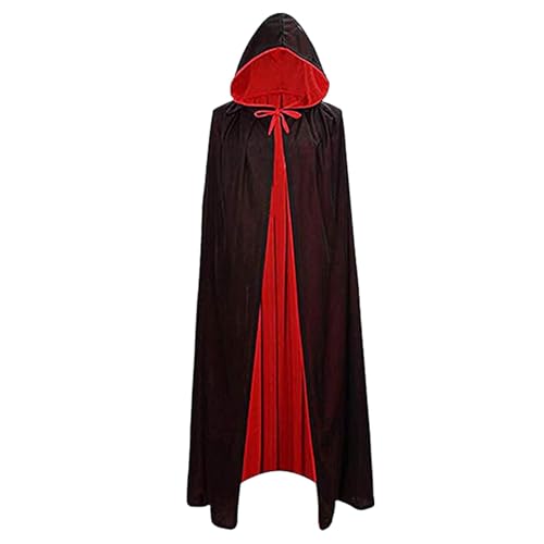 Gvblkq Vampir-Kostüm für Erwachsene, Samt, Cosplay-Umhang, Halloween, Cosplay, , cooles Kostüm, Uni, für Damen und Herren Gvblkq Vampir-Kostüm für Erwachsene, Samt, Cosplay-Umhang, Halloween, Cosplay, , cooles Kostüm, Uni, für Damen und Herren von Gvblkq