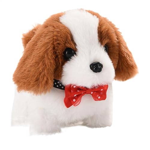 Gvblkq Walking Animal Toy, Interactive Plush Robot Pet, Cartoon Rabbit, Dog Stuffed Animal with Barking, Walking and Tail Wagging, Fun Gift for Kids, 6.69 x 3.54 x 5.31 inch von Gvblkq