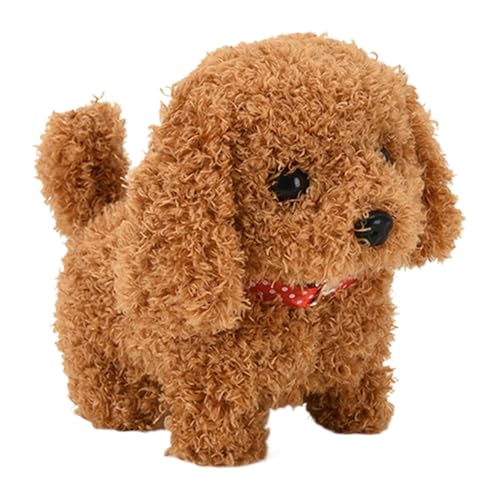 Gvblkq Walking Animal Toy, Interactive Plush Robot Pet, Cartoon Rabbit, Dog Stuffed Animal with Barking, Walking and Tail Wagging, Fun Gift for Kids, 6.69 x 3.54 x 5.31 inch von Gvblkq
