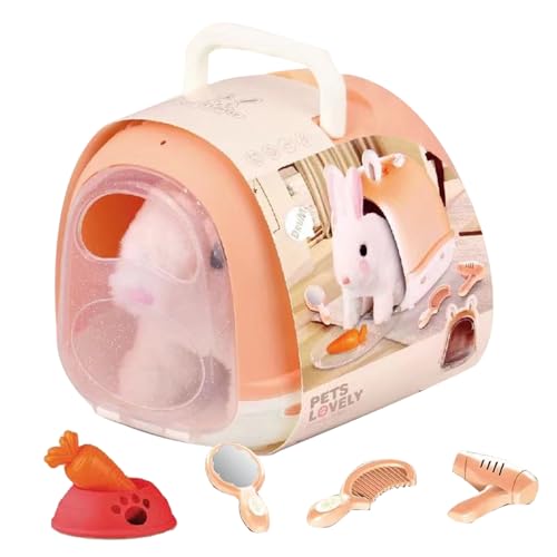 Gvblkq Walking Dog Toy, Interactive Electronic Plush Puppy for Kids, ABS Soft Battery-Operated Pet Toy with Movement and Sound, Fun Companion for and Adults, 18.5x16cm, 16.5x16.5cm von Gvblkq