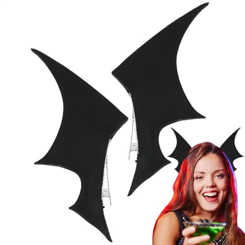 Halloween Bat Ears Hairpin, Gothic Cosplay Hair Clips, Halloween Accessories, Unique Bat Design, Ideal For School, Plays, Daily Wear, Stage Shows, Parties, Size, Black Halloween Bat Ears Hairpin, Gothic Cosplay Hair Clips, Halloween Accessories, Unique Bat Design, Ideal For School, Plays, Daily Wear, Stage Shows, Parties, Size, Black von Gvblkq