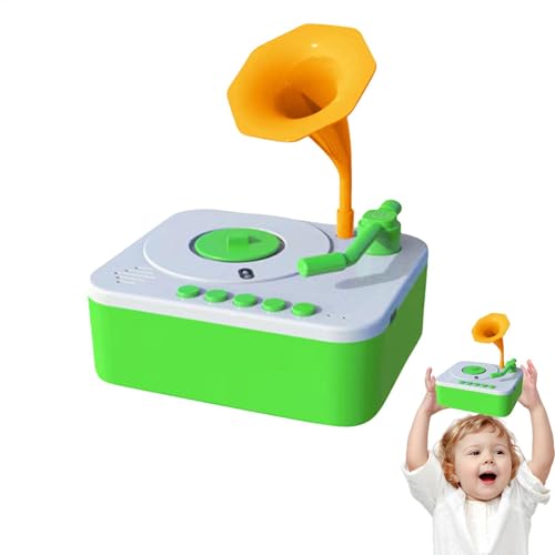 Kids Record Player, Music Learning Toy, Musical Storytelling Gramophone, 96-Card Educational Music Player, Child-Friendly Design Sensory Toys for Kid Ages 3+ 1* Charging Cable Kids Record Player, Music Learning Toy, Musical Storytelling Gramophone, 96-Card Educational Music Player, Child-Friendly Design Sensory Toys for Kid Ages 3+ 1* Charging Cable von Gvblkq