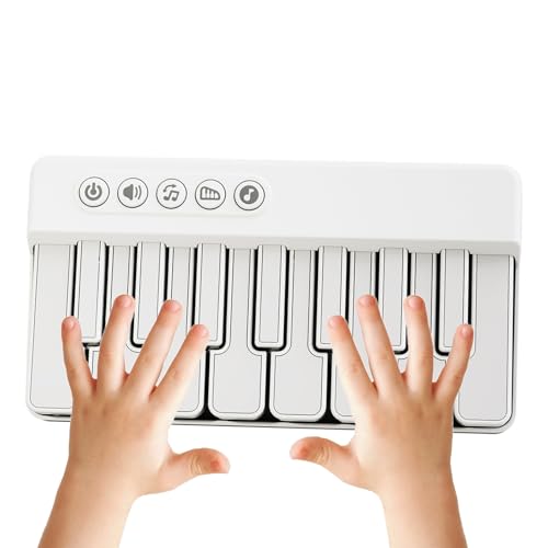 Kinder-Tastatur, tragbares elektronisches Musikinstrument, interaktive beleuchtete Tasten, lustiges Design, frühes Lernwerkzeug, für und Mädchen ab 3 Jahren, Klassenzimmer-Aktivitäten, 15,2 x von Gvblkq