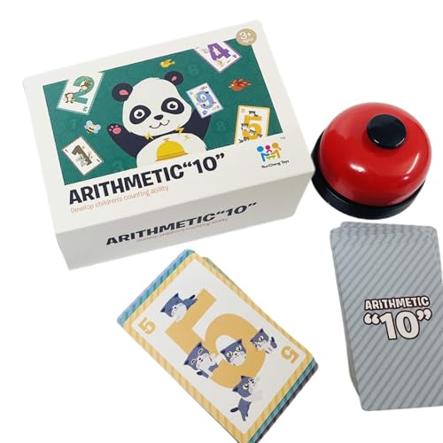 Parent-Child Board Game Set, Pattern Matching Educational Card Game, Interactive Learning Toy with Ringing Bell, Fun Development Activity for Boys, Girls, and Family Nights von Gvblkq