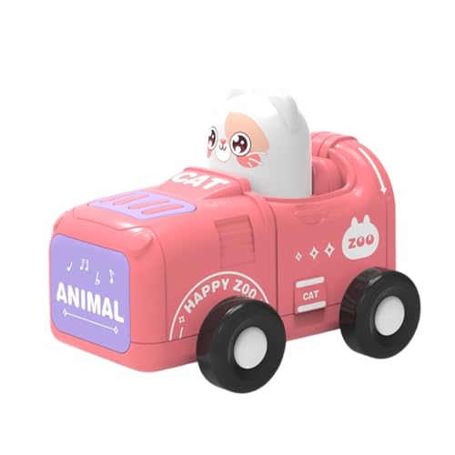Press and Go Car Toys, Car Inertia Toy Vehicles, Cartoon Animal Racing Cars, Friction Vehicle Toys, Fun Learning Play for Boys Girls Ages 1 to 3, 3.54 x 2.76 x 2.95 inches von Gvblkq