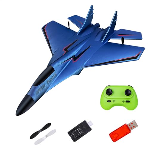 RC Plane, Remote Controlled Aircraft with Light, 2-Channel RC Airplane Glider, 2.4GHz Remote Control Airplane for Kids, Beginners, Easy-to-Fly Flying Glider for Outdoor Fun and Learning RC Plane, Remote Controlled Aircraft with Light, 2-Channel RC Airplane Glider, 2.4GHz Remote Control Airplane for Kids, Beginners, Easy-to-Fly Flying Glider for Outdoor Fun and Learning von Gvblkq