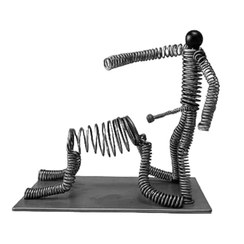 Spring Man Desk Toys - Unterhaltsamer Stressabbau für Desktop -Unterhaltung | Metall kompakte Größe lustiger Gag -Gefälligkeiten durch hüpfende Aktion, Humor am Arbeitsplatz, Heimspaß, Party -Streiche von Gvblkq