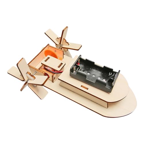 Wooden Remote Control Boat, Funny Wooden Puzzles Crafts, Portable Fine Motor Skill Learning Science Game, Preschool Educational Activity for Boys and Girls, 17.5x10.6x6.4cm von Gvblkq