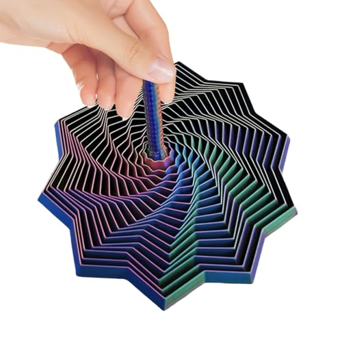 Zappelstar - 3D -gedruckter erweiterter sensorischer Zappelstern für Stressabbau | PLA-Plastik mit Taschengröße, Handheld-Spiel für Urlaub, Geburtstag, Weihnachten, Reisen, Büro, Klassenzimmergebrauch Zappelstar - 3D -gedruckter erweiterter sensorischer Zappelstern für Stressabbau | PLA-Plastik mit Taschengröße, Handheld-Spiel für Urlaub, Geburtstag, Weihnachten, Reisen, Büro, Klassenzimmergebrauch von Gvblkq
