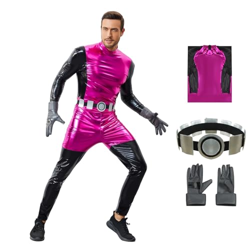 Gvnphal Beast Cosplay Kostüm Herren Anime Overall mit Gürtel Handschuhe Vollsets Halloween Outfits für Erwachsene M von Gvnphal
