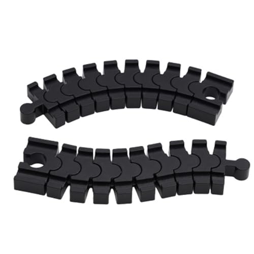 2 Stück Kunststoff Schienen, Verbinder, Flexible Schiene, 14.2x4x1.2cm, Lang Eisenbahn, Flexschiene, Flexibel und verformbar, Holzeisenbahn Zubehör, für Verbinden von Gleisen, Verlängern und Wenden 2 Stück Kunststoff Schienen, Verbinder, Flexible Schiene, 14.2x4x1.2cm, Lang Eisenbahn, Flexschiene, Flexibel und verformbar, Holzeisenbahn Zubehör, für Verbinden von Gleisen, Verlängern und Wenden von Gvrxec