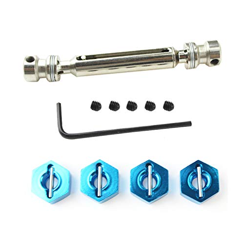 Gvvsjgdbis 11-teiliges Zubehör: 6 Stück Metall-Heck-Antriebswelle Universalgetriebe-Zubehör-Set & 4 Stück Metall-Sechskant-Set Gvvsjgdbis 11-teiliges Zubehör: 6 Stück Metall-Heck-Antriebswelle Universalgetriebe-Zubehör-Set & 4 Stück Metall-Sechskant-Set von Gvvsjgdbis
