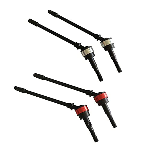 Gvvsjgdbis 2 Paar Edelstahl Cvd Antriebswelle Vorderachse RC Teile für Axial Scx10 Crawler RC Auto, Silber & Rot Gvvsjgdbis 2 Paar Edelstahl Cvd Antriebswelle Vorderachse RC Teile für Axial Scx10 Crawler RC Auto, Silber & Rot von Gvvsjgdbis