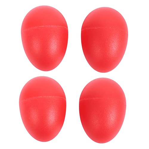 Gvvsjgdbis 2 Paar Kunststoff Percussion Musical Egg Maracas Shaker Rot Gvvsjgdbis 2 Paar Kunststoff Percussion Musical Egg Maracas Shaker Rot von Gvvsjgdbis