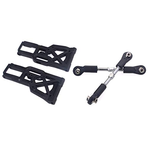 Gvvsjgdbis 【2 Set RC Autoteile】 1 Satz 8041 Vorderer Unterarm & 1 Satz 8124 Metall 75-85 mm Lenkstange Gvvsjgdbis 【2 Set RC Autoteile】 1 Satz 8041 Vorderer Unterarm & 1 Satz 8124 Metall 75-85 mm Lenkstange von Gvvsjgdbis