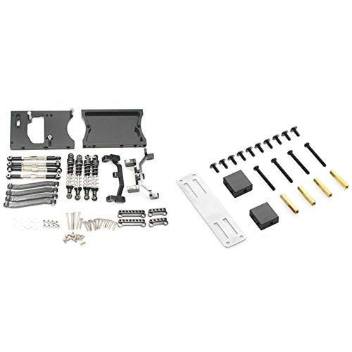Gvvsjgdbis 【2 Set RC Car Part】 1 Set Pull Rods Servo Fixed Mount Bracket & 1 Set Metal Servo Fixed Mount Bracket Kit Gvvsjgdbis 【2 Set RC Car Part】 1 Set Pull Rods Servo Fixed Mount Bracket & 1 Set Metal Servo Fixed Mount Bracket Kit von Gvvsjgdbis