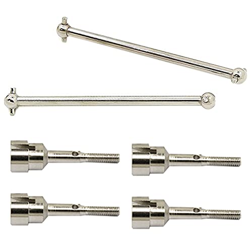 Gvvsjgdbis 2 Set für 104001 1/10 RC Auto Upgrade Teile Zubehör, Hundeknochen Antriebswelle & Metall Antriebswelle Cup Wheel Achse Gvvsjgdbis 2 Set für 104001 1/10 RC Auto Upgrade Teile Zubehör, Hundeknochen Antriebswelle & Metall Antriebswelle Cup Wheel Achse von Gvvsjgdbis