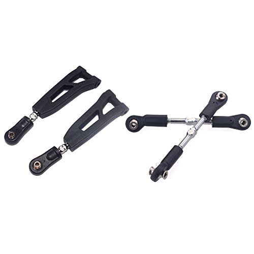 Gvvsjgdbis 2er-Set RC-Autoteile: 1 Satz 8019 Querlenker vorne oben und 1 Set 8124 Metall 75–85 mm Lenkstange Gvvsjgdbis 2er-Set RC-Autoteile: 1 Satz 8019 Querlenker vorne oben und 1 Set 8124 Metall 75–85 mm Lenkstange von Gvvsjgdbis