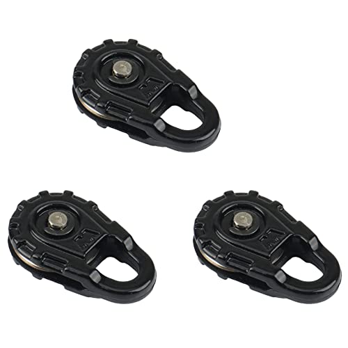 Gvvsjgdbis 3X Rc Auto Metall Winde Abschleppen Seil Snatch Block Für 1:10 Rc Crawler Axial Scx10 90046 Trx4 D90 MST von Gvvsjgdbis