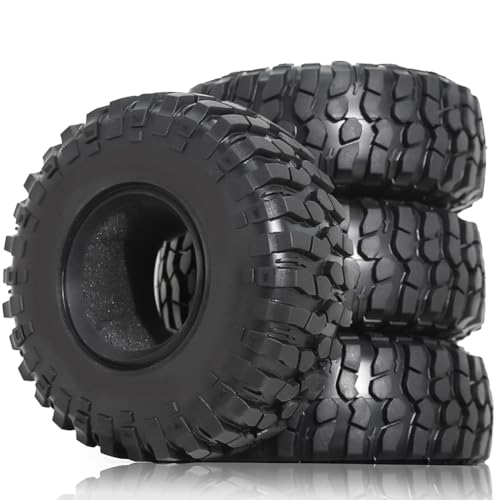 Gvvsjgdbis 4 Stück 1.9 "Universal-Klettern Reifen 106mm Fels Gelände Reifen mit Innenfutter für 1/10 Rc Crawler Gvvsjgdbis 4 Stück 1.9 "Universal-Klettern Reifen 106mm Fels Gelände Reifen mit Innenfutter für 1/10 Rc Crawler von Gvvsjgdbis