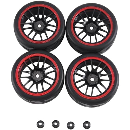 Gvvsjgdbis 4 Stück 12-Mm-Sechskantfelgen und Gummireifen mit Einem Außendurchmesser Von 2,59 für RC 1/10 On-Road-Tourenwagen-Ersatzteile F Gvvsjgdbis 4 Stück 12-Mm-Sechskantfelgen und Gummireifen mit Einem Außendurchmesser Von 2,59 für RC 1/10 On-Road-Tourenwagen-Ersatzteile F von Gvvsjgdbis