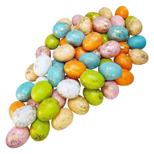 Gvvsjgdbis 60 Stück Schaumstoff-Ostereier in 6 Farben, Pastell-Ostereier, Dekorationen, Goldene Ostereier, Dekorative Goldgesprenkelte Eier, Langlebig, Einfach zu Verwenden Gvvsjgdbis 60 Stück Schaumstoff-Ostereier in 6 Farben, Pastell-Ostereier, Dekorationen, Goldene Ostereier, Dekorative Goldgesprenkelte Eier, Langlebig, Einfach zu Verwenden von Gvvsjgdbis