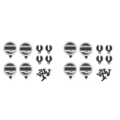 Gvvsjgdbis 8 StüCke RC Auto Runde LED Licht Abdeckung für 1:10 RC Auto Axial SCX10 für -4 RC Crawler Lampenschirm Modell Spielzeug Teile von Gvvsjgdbis