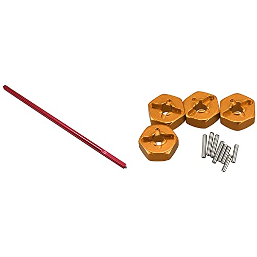 Gvvsjgdbis Für 144001 1/14 144001-1293 Zentralantriebswelle, Rot & Aluminiumlegierung, 12 mm Kombi-Radnabe, Sechskant-Adapter, Upgrades Gvvsjgdbis Für 144001 1/14 144001-1293 Zentralantriebswelle, Rot & Aluminiumlegierung, 12 mm Kombi-Radnabe, Sechskant-Adapter, Upgrades von Gvvsjgdbis