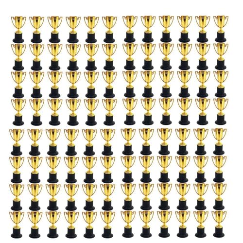 Gvvsjgdbis Mini-Trophäe für Kinder, Auszeichnungen, Kunststoff, Gold, für Geschenke, Belohnungen, Sport, Wettbewerbe, 96 Stück Gvvsjgdbis Mini-Trophäe für Kinder, Auszeichnungen, Kunststoff, Gold, für Geschenke, Belohnungen, Sport, Wettbewerbe, 96 Stück von Gvvsjgdbis