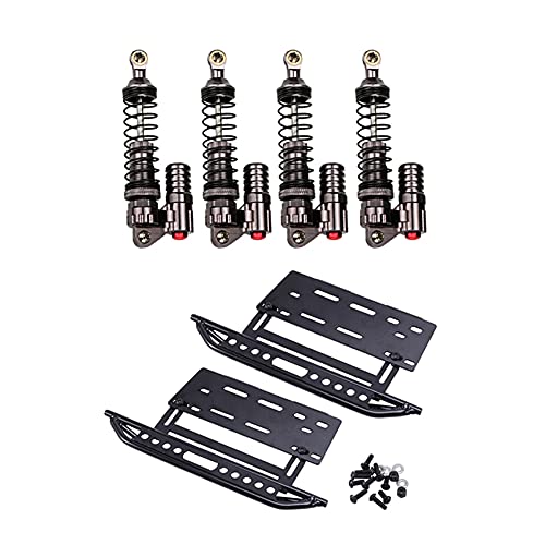 Gvvsjgdbis Stoßdämpfer aus Aluminiumlegierung, 90 mm, 4 Stück, mit seitlichen Trittflächen aus Metall, Fußplatte Gvvsjgdbis Stoßdämpfer aus Aluminiumlegierung, 90 mm, 4 Stück, mit seitlichen Trittflächen aus Metall, Fußplatte von Gvvsjgdbis