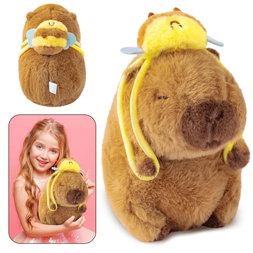 GwaOery Capybara Plüsch Stofftier Spielzeug Realistischer Abnehmbarer Bienenrucksack Und Weiche Capybara Teddy Puppe Plüschkissen Für Jungen Mädchen Erwachsene Geburtstag Ostern Party Geschenk GwaOery Capybara Plüsch Stofftier Spielzeug Realistischer Abnehmbarer Bienenrucksack Und Weiche Capybara Teddy Puppe Plüschkissen Für Jungen Mädchen Erwachsene Geburtstag Ostern Party Geschenk von GwaOery