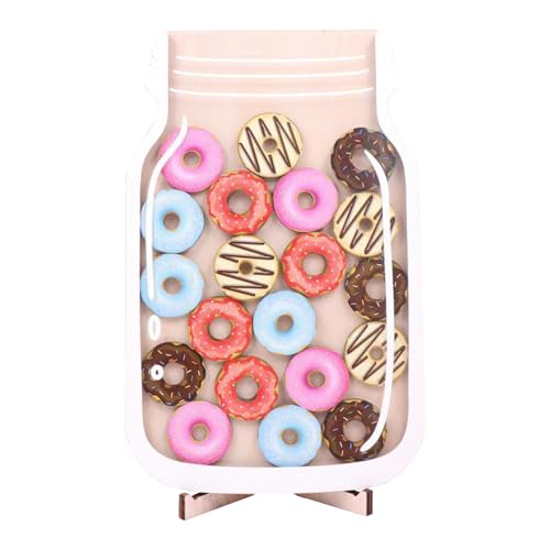 Gwezmxs Belohnungsglas, Belohnungstafel Kinder, Holz-Belohnungstopf mit 25 Donut Gwezmxs Belohnungsglas, Belohnungstafel Kinder, Holz-Belohnungstopf mit 25 Donut von Gwezmxs
