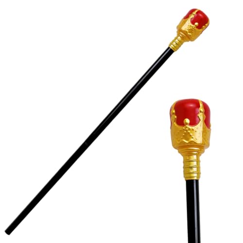 Gwezmxs Gehstock Fasching, Zepter Kostüm Accessoire für Karneval, Mottoparty, Cosplay, Halloween - GXD214-D Gwezmxs Gehstock Fasching, Zepter Kostüm Accessoire für Karneval, Mottoparty, Cosplay, Halloween - GXD214-D von Gwezmxs
