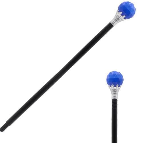 Gwezmxs Gehstock Fasching, Zepter Kostüm Accessoire für Karneval, Mottoparty, Cosplay, Halloween - GXD214-I Gwezmxs Gehstock Fasching, Zepter Kostüm Accessoire für Karneval, Mottoparty, Cosplay, Halloween - GXD214-I von Gwezmxs
