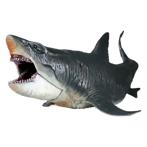Gwtdtoad Hai Figur Realistische Hai Spielfiguren Shark Modell Spielzeug Spielzeugfigur Tierfiguren Tier Modell Ornamente Für Arbeitszimmer, Bücherregal, Wohnzimmer, Schlafzimmer 27x14x10 cm Gwtdtoad Hai Figur Realistische Hai Spielfiguren Shark Modell Spielzeug Spielzeugfigur Tierfiguren Tier Modell Ornamente Für Arbeitszimmer, Bücherregal, Wohnzimmer, Schlafzimmer 27x14x10 cm von Gwtdtoad