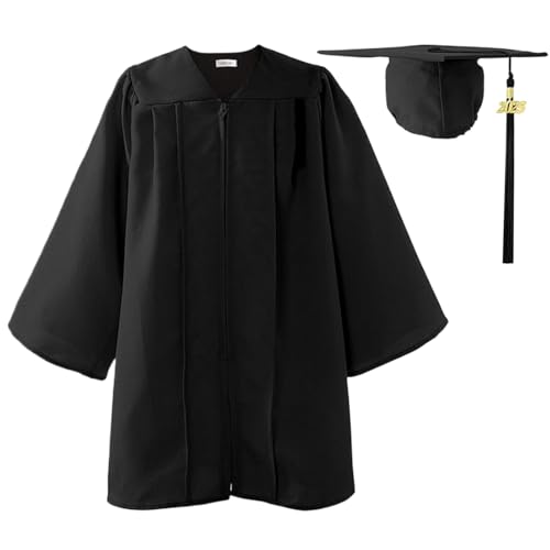 Gwtdtoad Kinder Abschluss Talar Mit Doktorhut Und Quaste, 2025 Grundschüler Bachelor Abschluss Robe Kinder Abschlusskleid Für Die Grundschule, Den Kindergarten Gwtdtoad Kinder Abschluss Talar Mit Doktorhut Und Quaste, 2025 Grundschüler Bachelor Abschluss Robe Kinder Abschlusskleid Für Die Grundschule, Den Kindergarten von Gwtdtoad
