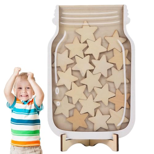 Gwtdtoad Star Jar Belohnung, Klassenbelohnungsglas - Stern- und Dinosaurier-Pinnwand-Diagramm,25-teiliges Diagramm für positives Verhalten und Belohnungssystem für Gläser, Tools für das Gwtdtoad Star Jar Belohnung, Klassenbelohnungsglas - Stern- und Dinosaurier-Pinnwand-Diagramm,25-teiliges Diagramm für positives Verhalten und Belohnungssystem für Gläser, Tools für das von Gwtdtoad