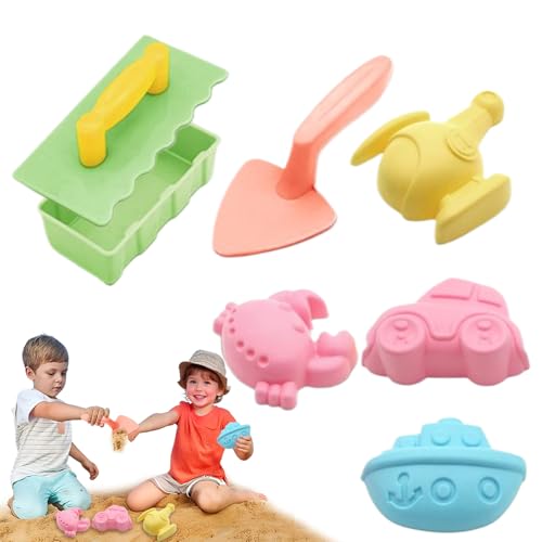 Gwtdtoad Strandspielzeug, Bauspielzeug Set, Leichtes Wassergeschütztes Outdoorspiel Tragbare Schaufel Für Mädchen Kinder Gwtdtoad Strandspielzeug, Bauspielzeug Set, Leichtes Wassergeschütztes Outdoorspiel Tragbare Schaufel Für Mädchen Kinder von Gwtdtoad