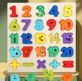 2Pcs Wooden Puzzle for Toddlers von Gxdamxz