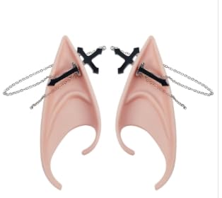 Gxdamxz Elfenohren Erwachsene, Elfen Ohren Kinder mit Kreuzen, Elfenkostüm Accessoire für Cosplay Halloween Karneval, 2 Stück Gxdamxz Elfenohren Erwachsene, Elfen Ohren Kinder mit Kreuzen, Elfenkostüm Accessoire für Cosplay Halloween Karneval, 2 Stück von Gxdamxz