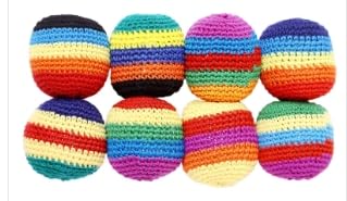 Gxdamxz 6Pcs Hacky Sack Gxdamxz 6Pcs Hacky Sack von Gxdamxz