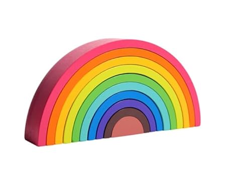 Gxdamxz Wooden Rainbow Stacker Gxdamxz Wooden Rainbow Stacker von Gxdamxz