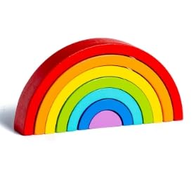Gxdamxz Wooden Rainbow Toy Gxdamxz Wooden Rainbow Toy von Gxdamxz