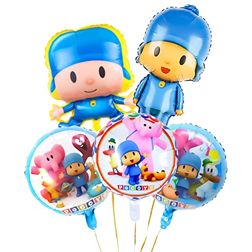 Gxhong 6er Set Pocoyo Folienballon - Pocoyo Themen Party Geburtstags Dekoration - Kindergeburtstag Deko Luftballons - Party Geburtstagsparty, Kindergeburtstag Deko für Kinder Gxhong 6er Set Pocoyo Folienballon - Pocoyo Themen Party Geburtstags Dekoration - Kindergeburtstag Deko Luftballons - Party Geburtstagsparty, Kindergeburtstag Deko für Kinder von Gxhong