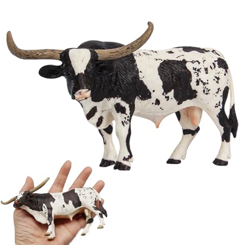 Gxhong Mini Kuh Modell, Kuh Ornament, Mini Kuh Figur, 3D Kuh Kuchen Dekoration, für Kinder Geschenke von Gxhong