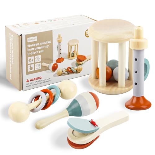 Gxhong Montessori Kinder Holz Musikspielzeug, Kinder Musikinstrumente Holz Instrumente, Baby-Musikinstrumente, Kinder Percussion Set frühen Kindheit für Jungen Mädchen Baby Geburtstag Geschenk Gxhong Montessori Kinder Holz Musikspielzeug, Kinder Musikinstrumente Holz Instrumente, Baby-Musikinstrumente, Kinder Percussion Set frühen Kindheit für Jungen Mädchen Baby Geburtstag Geschenk von Gxhong