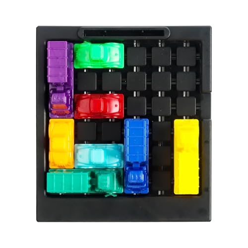 Gxhong Park Spiele, Denken Logik Puzzle Spiele, Stau Logik Spiel, Kinder Knobel Brettspiele Mit 182 Levels, Kinderspielzeug Auto, FüR Jungen MäDchen Denken Puzzle Familienspiel von Gxhong