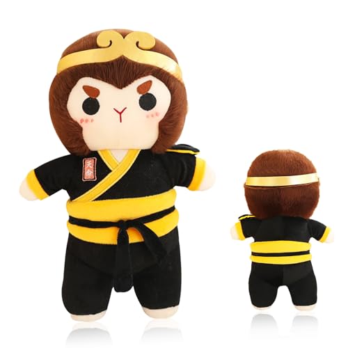 Gxhong Schwarzes Plüschtier, 25 cm Monkey K-ing Stofftier, Schwarzes Myth Kuscheltierpuppen, Charaktere Puppe zum Thema Spiel, für Jungen und Mädchen Geburtstagsgeschenke, Spielefans Plüschtier Gxhong Schwarzes Plüschtier, 25 cm Monkey K-ing Stofftier, Schwarzes Myth Kuscheltierpuppen, Charaktere Puppe zum Thema Spiel, für Jungen und Mädchen Geburtstagsgeschenke, Spielefans Plüschtier von Gxhong